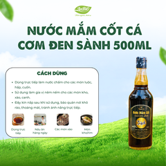 NƯỚC MẮM CỐT CÁ CƠM ĐEN 500ML Sành
