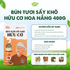 Bún tươi sấy khô Hoa Nắng hữu cơ