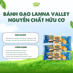 Lanna Valley Bánh gạo nguyên chất hữu cơ 100g