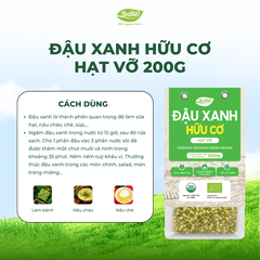 Đậu xanh hữu cơ AnBiO 200g (hạt vỡ)