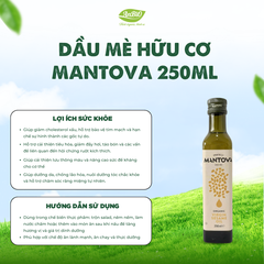 Mantova Dầu hạt mè hữu cơ 250ml