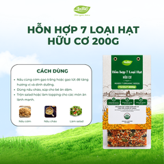 Hỗn hợp 7 loại hạt hữu cơ Anbio 200g