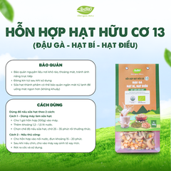 Hỗn hợp hạt hữu cơ số 13 ( Đậu gà - Hạt bí - Hạt điều)