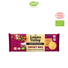 Lanna Valley Bánh gạo hữu cơ vị BBQ 100g
