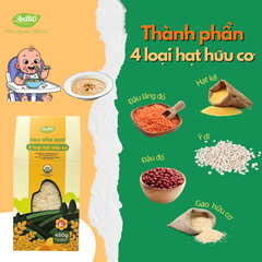 Gạo hỗn hợp 4 loại hạt hữu cơ
