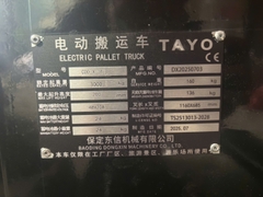 Xe nâng điện lực 3Tx685 TAYO