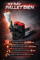 Xe nâng tay điện thấp 3Tx685 TAYO Phổ Thông