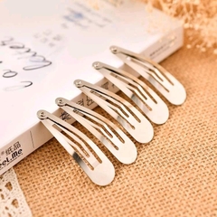 [Bông bán Len] Bộ 1/5/10 Chiếc Phôi kẹp tóc kim loại hình giọt nước dễ thương Women Voi Women Voi