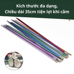 [Bông bán Len] Kim Đan Inox Màu Sắc Bắt Mắt – Đan Khăn, Áo Len, Phụ Kiện Handmade