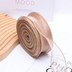 [Bông bán Len] Cuộn Ruy Băng Đuôi Cá bản 4cm ruy băng voan viền sóng biển trang trí bánh sinh nhật, bó hoa tặng mẹ