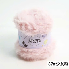 [Bông bán len] Len lông thỏ 50g siêu mềm mịn babytree DIY crochet babytree gấu móc