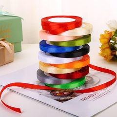 [Bông bán len] Ruy băng lụa Satin thắt nơ buộc tóc - Gói quà babytree cuộn dài 22m hoa tặng mẹ