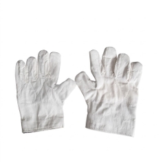 Găng tay vải bạt cotton bảo hộ lao động dày bền giá tốt
