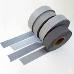 Cuộn Dây Phản Quang Vải Màu Ghi – Khổ 2.5cm Dài 100m