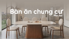 11 mẫu bàn ăn chung cư hiện đại được nhiều người tin chọn