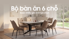 Bí quyết chọn mua bộ bàn ăn 6 ghế bền đẹp cho gia đình