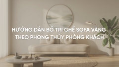 Hướng dẫn bố trí ghế sofa văng theo phong thủy phòng khách