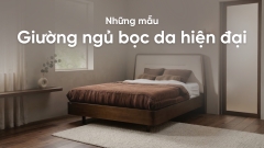 Những mẫu giường ngủ bọc da hiện đại, bền đẹp và đáng mua