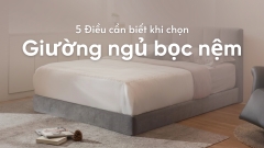 5 Điều cần biết khi chọn giường ngủ bọc nệm cho gia đình