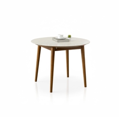 BÀN ĂN TRÒN ĐÁ CERAMIC ADELINE 4 CHỖ