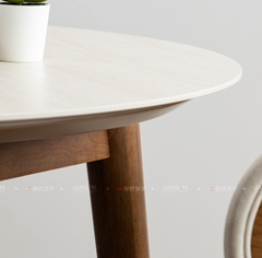 BÀN ĂN TRÒN ĐÁ CERAMIC ADELINE 4 CHỖ