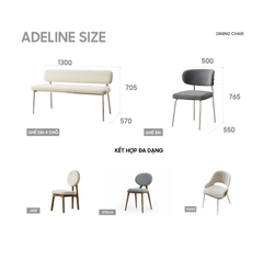 BỘ BÀN TRÒN CERAMIC 6 CHỖ ADELINE