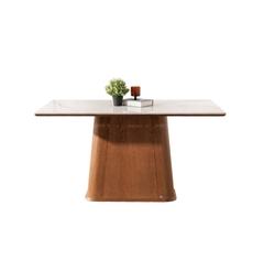 BÀN ĂN CHỮ NHẬT MẶT ĐÁ CERAMIC EDEN 6 CHỖ