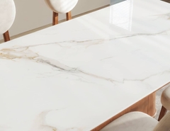 BỘ BÀN ĂN ĐÁ CERAMIC 4 CHỖ EDEN MẶT CHỮ NHẬT
