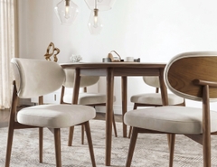 BỘ BÀN TRÒN CERAMIC 6 CHỖ ADELINE
