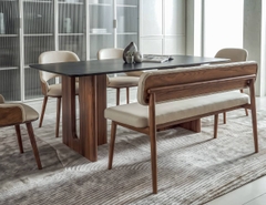 GHẾ GỖ DÀI 6 CHỖ ADELINE