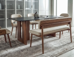 GHẾ GỖ DÀI 6 CHỖ ADELINE