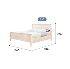 GIƯỜNG DAILY WHITE 1.8m