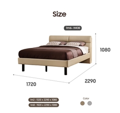 GIƯỜNG NGỦ PVC FLEX 1.6M