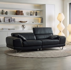 SOFA DA 3 CHỖ INDI NAVY