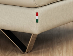 SOFA DA 4 CHỖ INDI IVORY