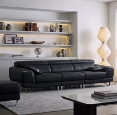 SOFA DA 4 CHỖ INDI NAVY