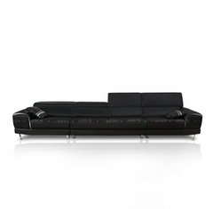 SOFA DA 3 CHỖ INDI NAVY