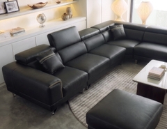 SOFA GÓC DA NGUYÊN TẤM INDI NAVY