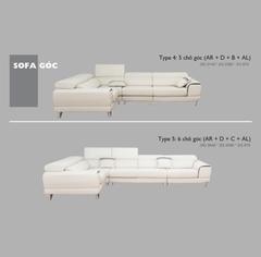 SOFA DA 3 CHỖ INDI NAVY