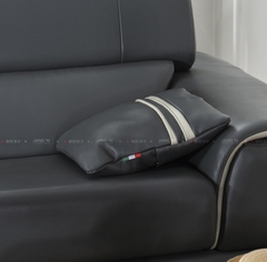 SOFA DA 3 CHỖ INDI NAVY