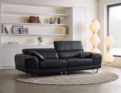 SOFA DA 3 CHỖ INDI NAVY