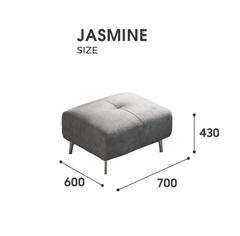GHẾ ĐÔN VẢI JASMINE