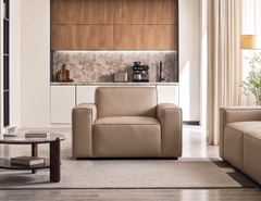 SOFA DA SILICONE MODERO 1 CHỖ