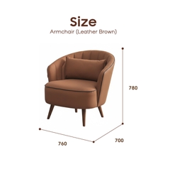 GHẾ SOFA NEST S.L.BROWN