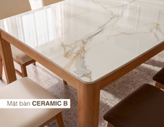 BÀN ĂN CERAMIC NORDIC 6 CHỖ