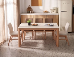 BÀN ĂN CERAMIC NORDIC 6 CHỖ