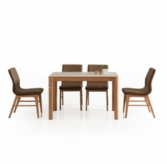 BỘ BÀN ĂN CERAMIC 4 CHỖ NORDIC