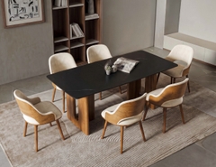 BỘ BÀN ĂN ĐÁ CERAMIC 6 CHỖ PRESTON