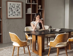 BỘ BÀN ĂN ĐÁ CERAMIC 8 CHỖ PRESTON