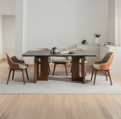 BÀN ĂN ĐÁ CERAMIC PRESTON 6 CHỖ